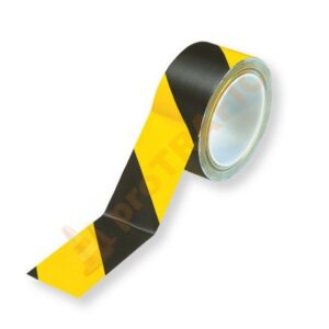 Banda adeziva pentru marcare Negru Galben