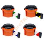 Banda retractabila perete Skipper9m alb/rosu (kit)