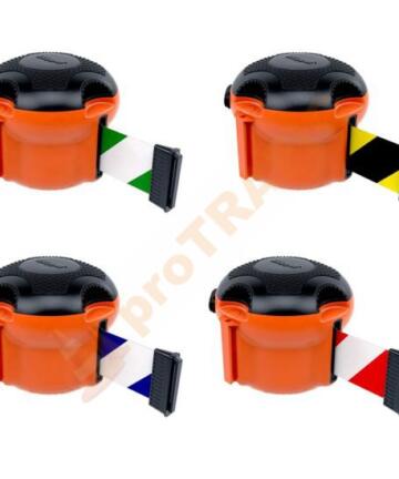 Banda retractabila perete Skipper9m alb/rosu (kit)