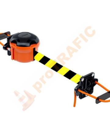 Banda retractabila stalp Skipper9m alb/rosu (kit)