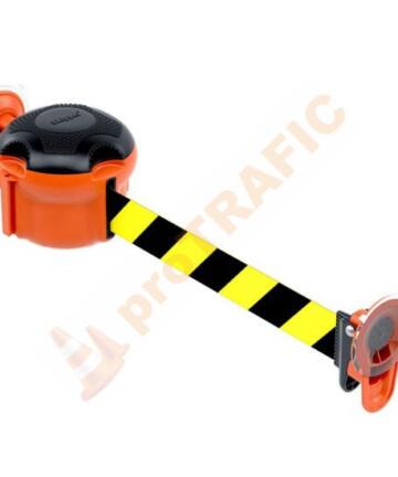 Banda retractabila sticla Skipper9m alb/rosu (kit)