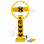 Blocator manual antiparcare cu cheie forma rotunda