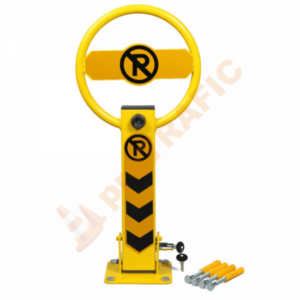Blocator manual antiparcare cu cheie forma rotunda