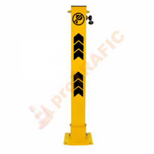 Blocator manual loc parcare cu cheie tip stalp