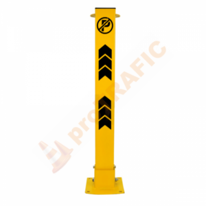 Blocator manual loc parcare cu lacat tip stalp