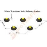 Dispozitiv de limitare a vitezei tip calota sferica