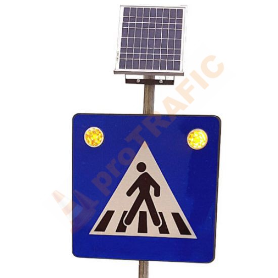 Indicator cu LED Trecere de pietoni și panou fotovoltaic
