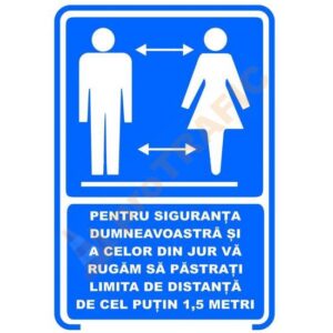 Indicator de securitate COVID Limita distanta