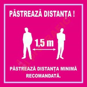 Indicator de securitate COVID Pastreaza distanta
