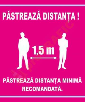 Indicator de securitate COVID Pastreaza distanta