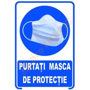 Indicator de securitate COVID Purtati masca