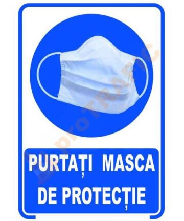 Indicator de securitate COVID Purtati masca