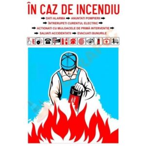 Indicator de securitate PSI In caz de incendiu