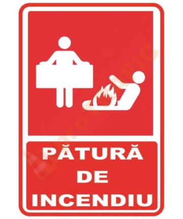 Indicator de securitate PSI Patura de incendiu