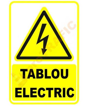 Indicator de securitate de avertizare "Tablou Electric"