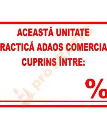 Indicator de securitate de informare generala "Adaos comercial"