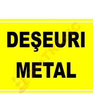 Indicator de securitate de informare generala "Deseuri metal"