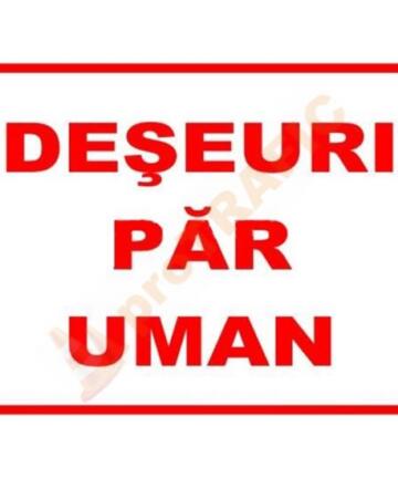 Indicator de securitate de informare generala "Deseuri par uman"