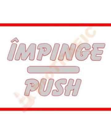Indicator de securitate de informare generala "Impinge"