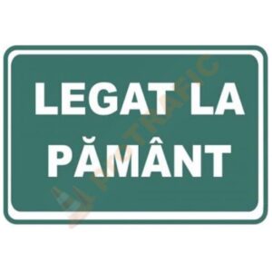 Indicator de securitate de informare generala "Legat la pamant"
