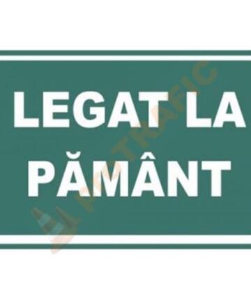Indicator de securitate de informare generala "Legat la pamant"