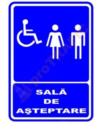 Indicator de securitate de informare generala "Sala de asteptare"