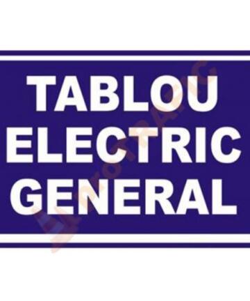 Indicator de securitate de informare generala "Tablou electric general"