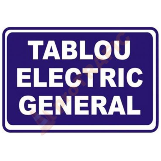 Indicator de securitate de informare generala "Tablou electric general"