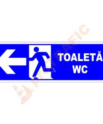 Indicator de securitate de informare generala "Toaleta WC stanga"