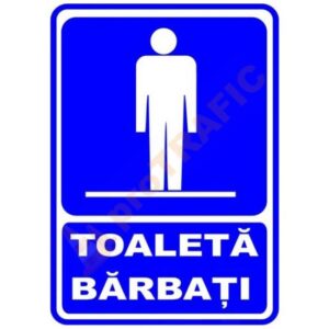 Indicator de securitate de informare generala "Toaleta barbati"