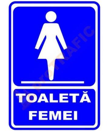 Indicator de securitate de informare generala "Toaleta femei"