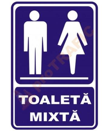 Indicator de securitate de informare generala "Toaleta mixta"