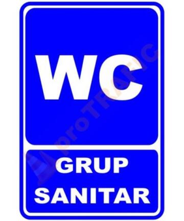 Indicator de securitate de informare generala "WC - Grup sanitar"