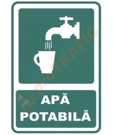 Indicator de securitate de prim ajutor "Apa potabila"