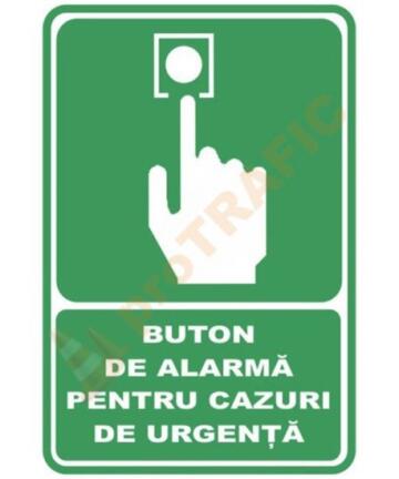 Indicator de securitate de prim ajutor "Buton alarma"
