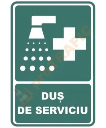 Indicator de securitate de prim ajutor "Dus de serviciu"