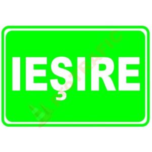 Indicator de securitate de prim ajutor "Iesire"