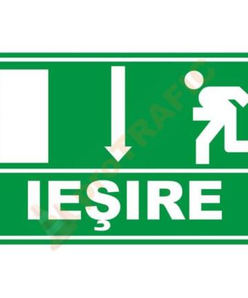 Indicator de securitate de prim ajutor "Iesire jos inapoi"