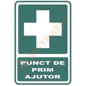 Indicator de securitate de prim ajutor "Punct de prim ajutor"