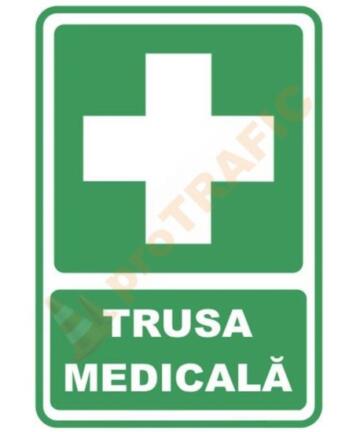 Indicator de securitate de prim ajutor "Trusa medicala"