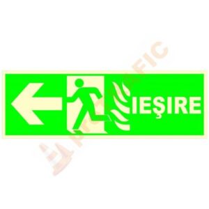 Indicator de securitate fotoluminiscent Iesire stanga