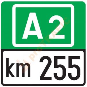 Indicator kilometric pentru autostrada K1