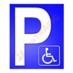 Indicator rutier Parcare pentru persoane cu dizabilitati