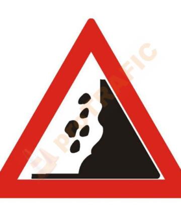 Indicator rutier avertizare A21 Caderi de pietre
