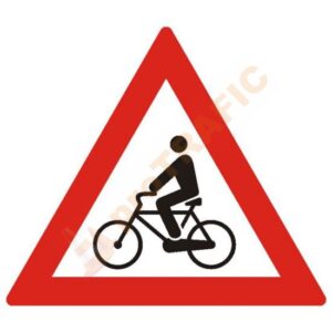 Indicator rutier avertizare A24 Biciclisti