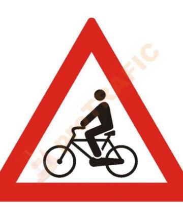 Indicator rutier avertizare A24 Biciclisti