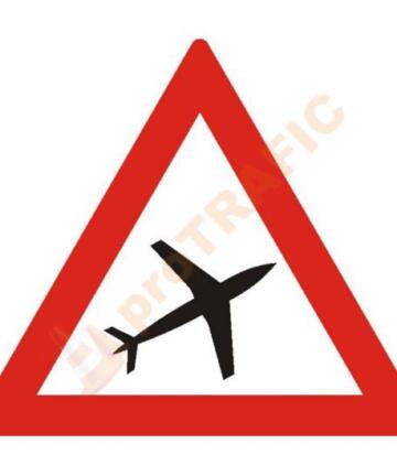 Indicator rutier avertizare A29 Aeroport