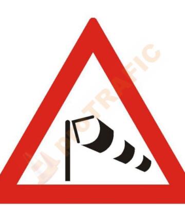 Indicator rutier avertizare A30 Vant lateral