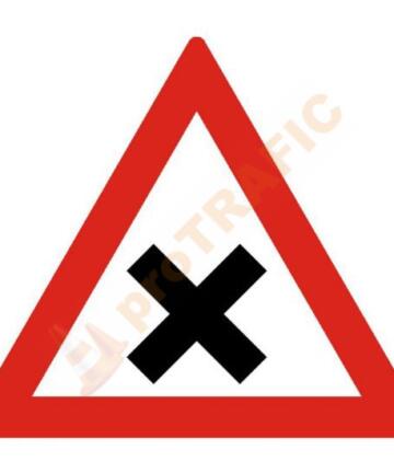 Indicator rutier avertizare A34 Intersectie de drumuri