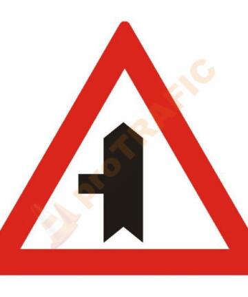 Indicator rutier avertizare A37 Intersectie cu un drum fara prioritate